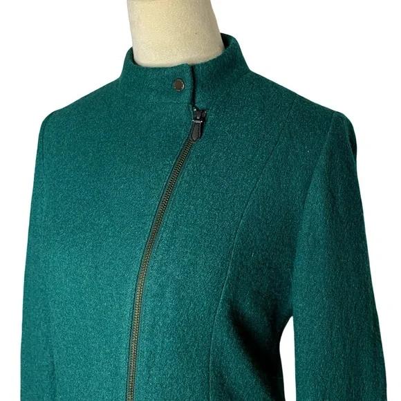 Talbots Wool Blend Green Jacket - Picture 4 of 6